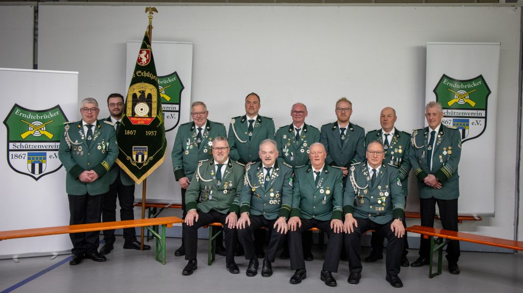 Gewehrgruppe des Erndtebrücker Schützenvereins